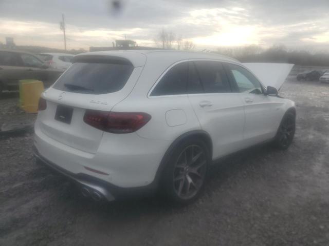 W1N0G6EB2NG075749 - 2022 MERCEDES-BENZ GLC 43 4MATIC AMG WHITE photo 3