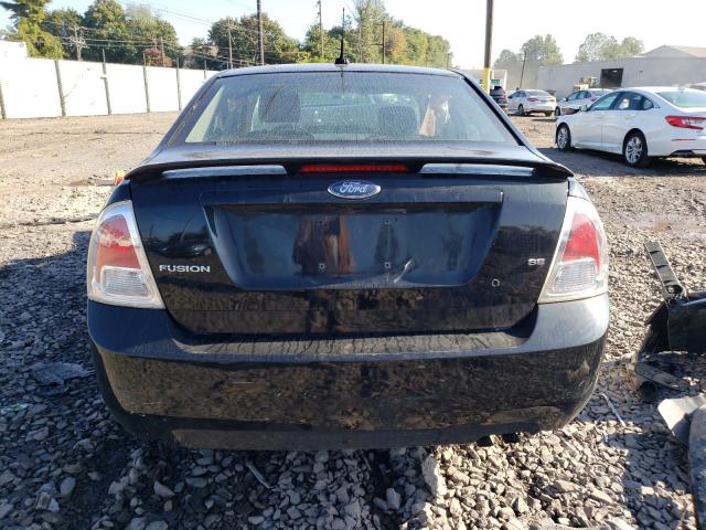 3FAHP07Z67R242391 - 2007 FORD FUSION SE BLACK photo 6