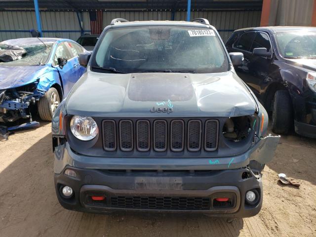 ZACCJBCT9FPC03077 - 2015 JEEP RENEGADE TRAILHAWK GRAY photo 5