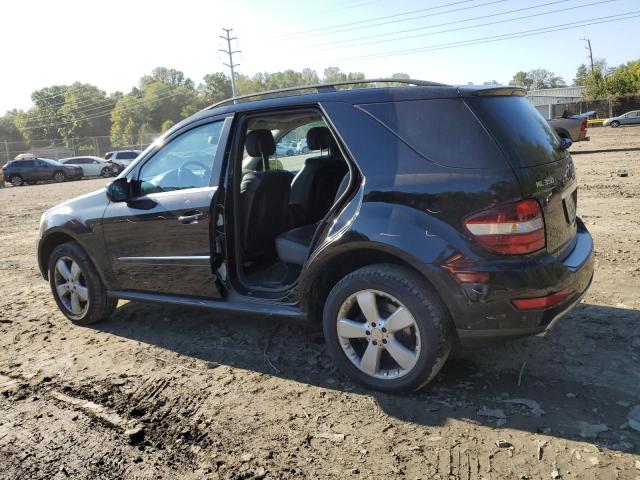 4JGBB8GBXAA556512 - 2010 MERCEDES-BENZ ML 350 4MATIC BLACK photo 2