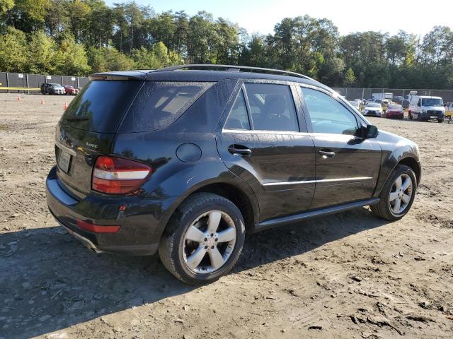 4JGBB8GBXAA556512 - 2010 MERCEDES-BENZ ML 350 4MATIC BLACK photo 3