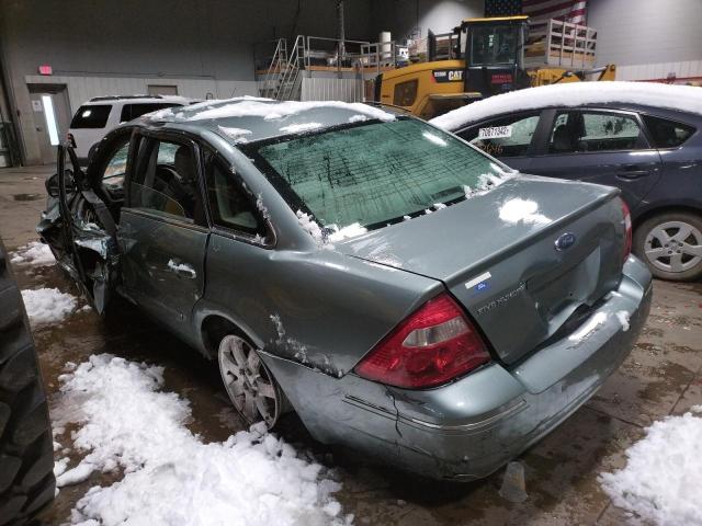 1FAFP24195G205552 - 2005 FORD FIVE HUNDR SEL GREEN photo 2