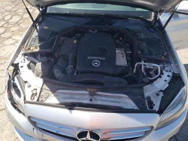 55SWF4KB9GU121280 - 2016 MERCEDES-BENZ C 300 4MATIC SILVER photo 11