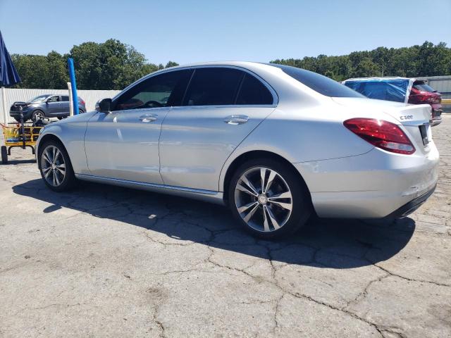 55SWF4KB9GU121280 - 2016 MERCEDES-BENZ C 300 4MATIC SILVER photo 2