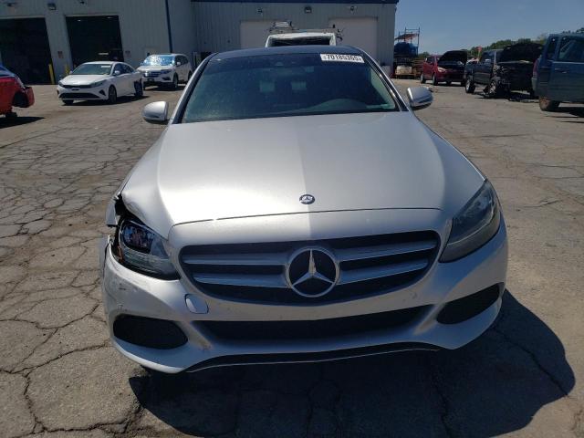 55SWF4KB9GU121280 - 2016 MERCEDES-BENZ C 300 4MATIC SILVER photo 5