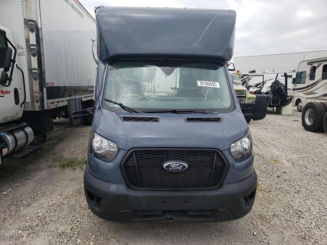 1FDDF6P80MKA78511 - 2021 FORD TRANSIT T-350 HD BLUE photo 5