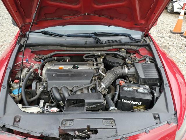 1HGCS12788A024352 - 2008 HONDA ACCORD EX RED photo 11