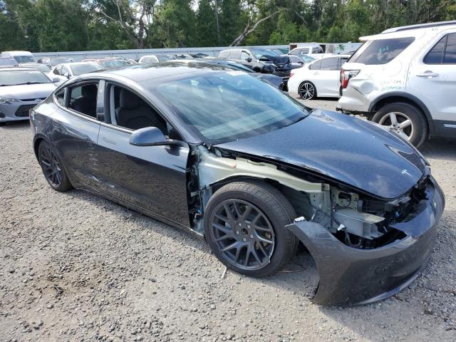 5YJ3E1EAXSF029757 - 2025 TESLA MODEL 3 GRAY photo 4