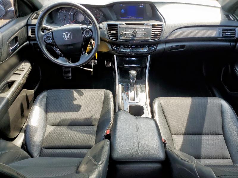 1HGCR2F58GA015059 - 2016 HONDA ACCORD SPORT BLACK photo 8