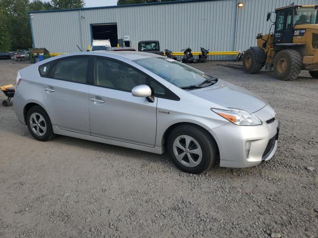 JTDKN3DU4C0336876 - 2012 TOYOTA PRIUS SILVER photo 4