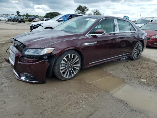 1LN6L9SK3K5611520 - 2019 LINCOLN CONTINENTA SELECT BURGUNDY photo 1