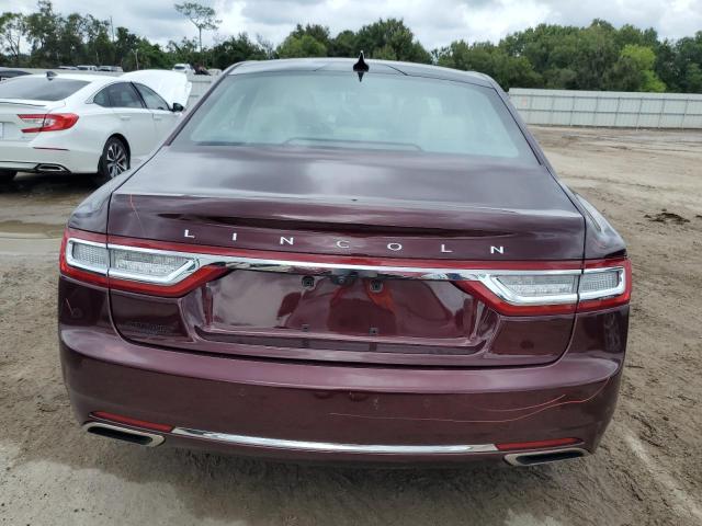 1LN6L9SK3K5611520 - 2019 LINCOLN CONTINENTA SELECT BURGUNDY photo 6