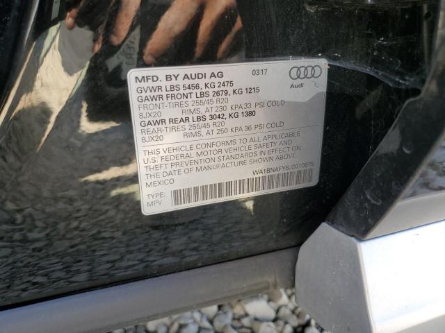 WA1BNAFY8J2010675 - 2018 AUDI Q5 PREMIUM PLUS BLACK photo 14