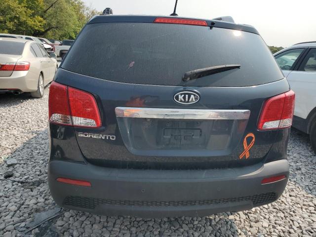 5XYKTCA60DG327065 - 2013 KIA SORENTO LX BLUE photo 6