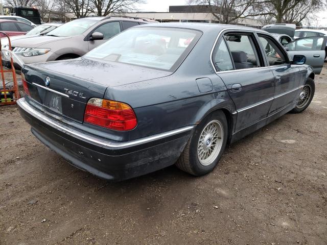WBAGH8349YDP12321 - 2000 BMW 7 SERIES IL BLUE photo 3