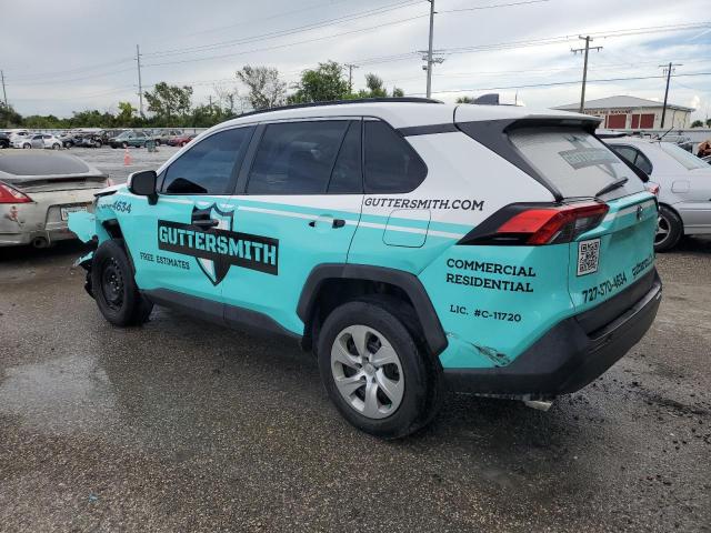 2T3K1RFV8MC126445 - 2021 TOYOTA RAV4 LE WHITE photo 2