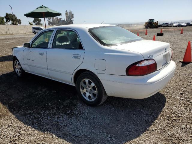 1YVGF22C025303666 - 2002 MAZDA 626 LX WHITE photo 2