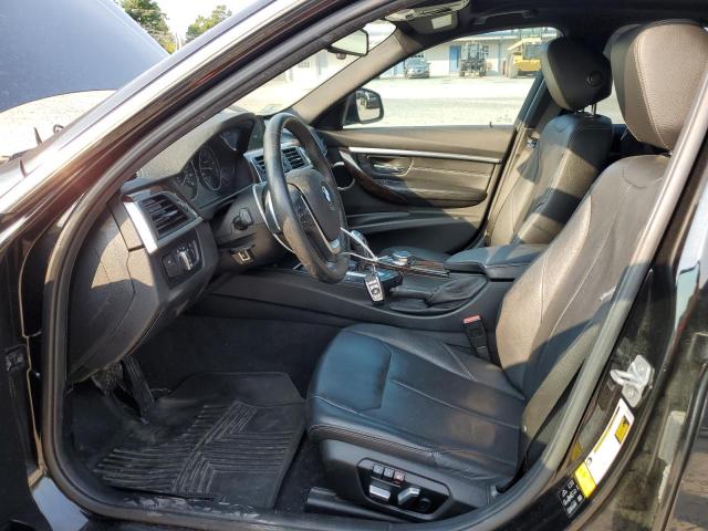 WBA8D9G34HNU65596 - 2017 BMW 330 XI أسود صورة 7