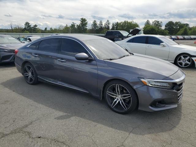 1HGCV2F94NA005558 - 2022 HONDA ACCORD TOURING 灰色 照片 4