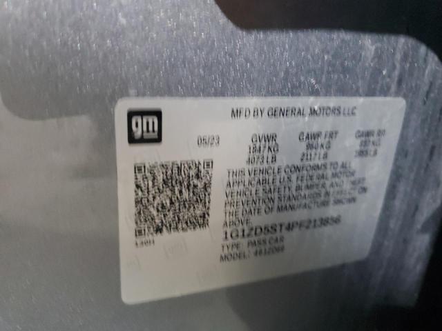 1G1ZD5ST4PF213856 - 2023 CHEVROLET MALIBU LT Сұр фото 12