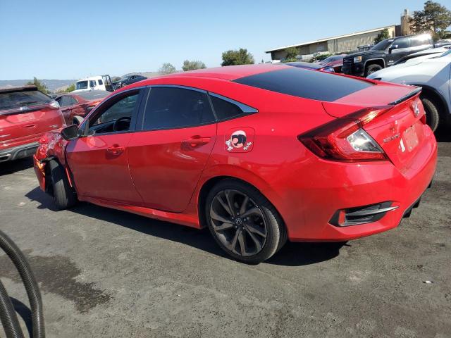 2HGFC2F83KH578197 - 2019 HONDA CIVIC SPORT Қызыл фото 2