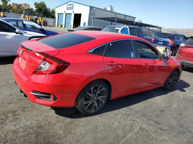 2HGFC2F83KH578197 - 2019 HONDA CIVIC SPORT Қызыл фото 3