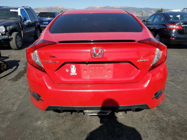 2HGFC2F83KH578197 - 2019 HONDA CIVIC SPORT Қызыл фото 6
