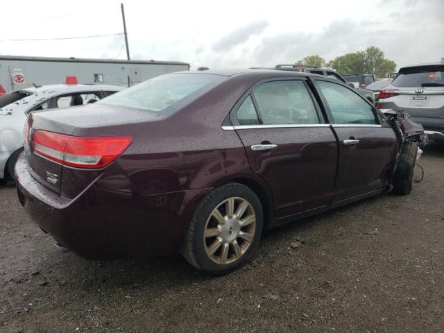 3LNHL2GC8BR772203 - 2011 LINCOLN MKZ MAROON photo 3