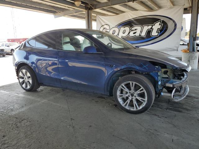 7SAYGDEE7PF713115 - 2023 TESLA MODEL Y BLUE photo 4