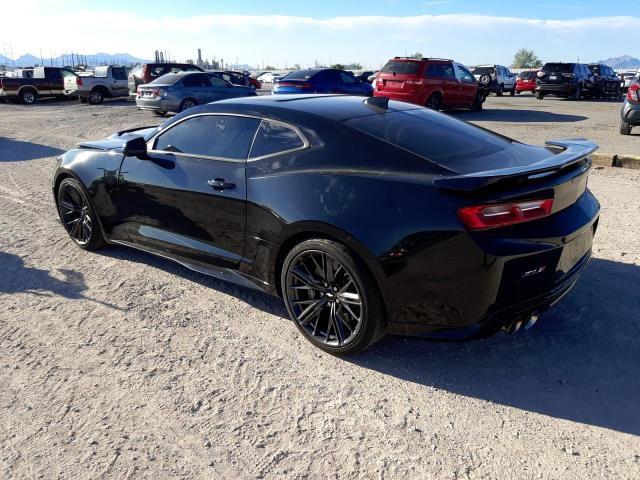 1G1FK1R67J0172778 - 2018 CHEVROLET CAMARO ZL1 BLACK photo 2