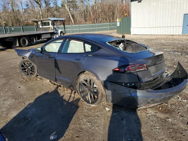 5YJSA1E56NF493529 - 2022 TESLA MODEL S Մոխրագույն լուսանկար 2