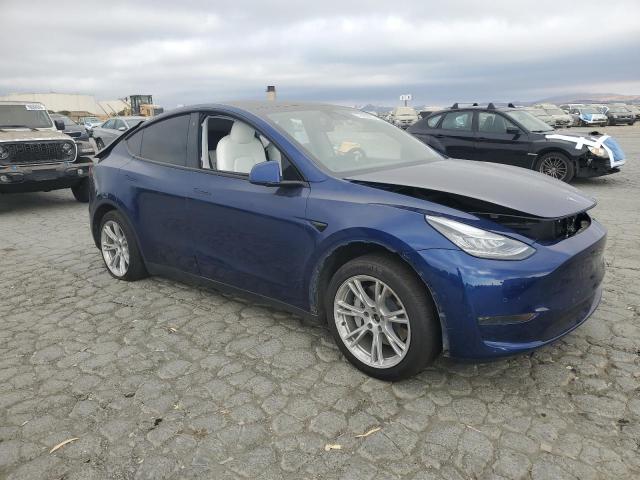 5YJYGDEE8LF056414 - 2020 TESLA MODEL Y Կապույտ լուսանկար 4