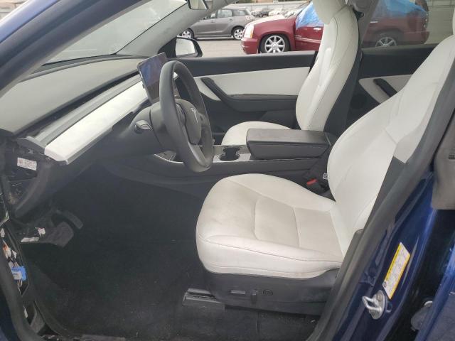5YJYGDEE8LF056414 - 2020 TESLA MODEL Y Կապույտ լուսանկար 7