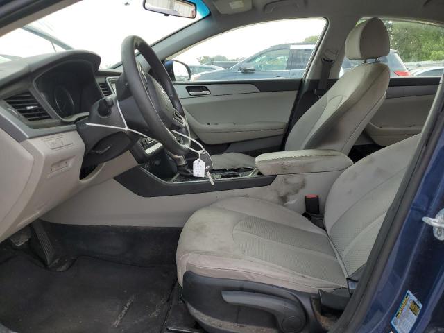 5NPE24AF8KH812761 - 2019 HYUNDAI SONATA SE 蓝色 照片 7