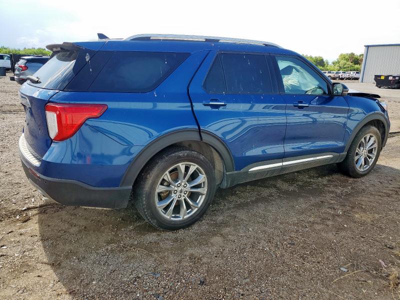 1FMSK7FH0PGA06564 - 2023 FORD EXPLORER LIMITED أزرق صورة 3