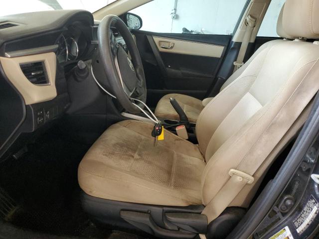 2T1BURHEXFC305330 - 2015 TOYOTA COROLLA LE L BLACK photo 7