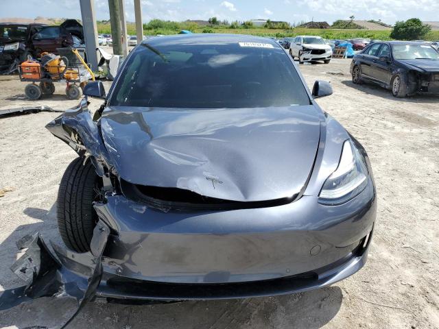 5YJ3E1EA9MF017649 - 2021 TESLA MODEL 3 GRAY photo 5