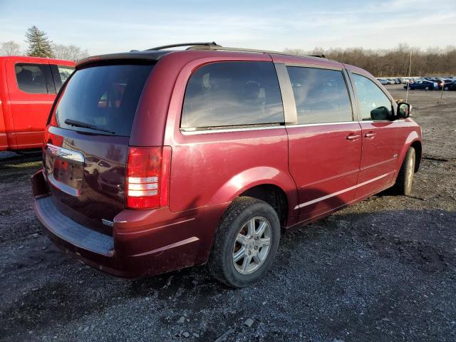 2A8HR54P58R827922 - 2008 CHRYSLER TOWN & COU TOURING მუქწითელი ფოტო 3