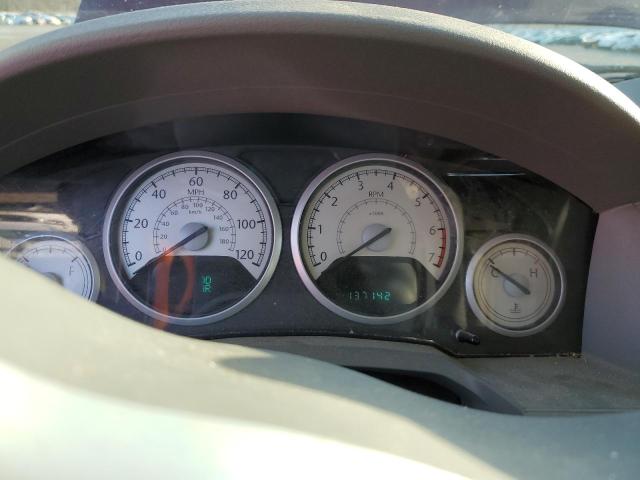 2A8HR54P58R827922 - 2008 CHRYSLER TOWN & COU TOURING მუქწითელი ფოტო 9