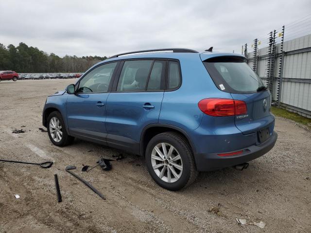 WVGBV7AX6HK046068 - 2017 VOLKSWAGEN TIGUAN S BLUE photo 2