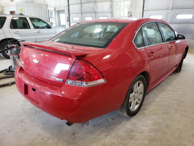 2G1WG5E32C1276607 - 2012 CHEVROLET IMPALA LT RED photo 4