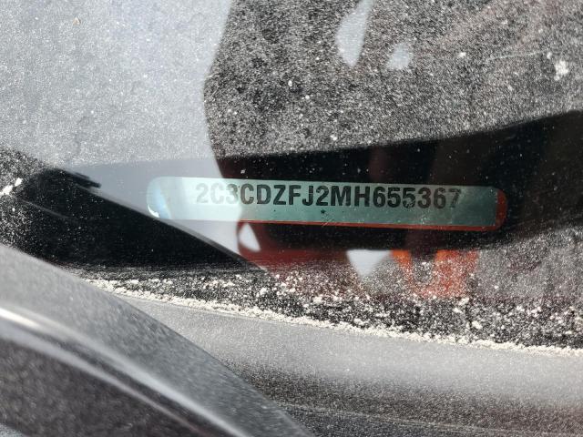 2C3CDZFJ2MH655367 - 2021 DODGE CHALLENGER R/T SCAT PACK ORANGE photo 13