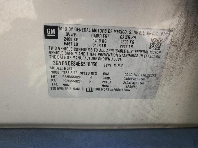 3GYFNCE34ES518056 - 2014 CADILLAC SRX PERFORMANCE COLLECTION 米色 照片 13