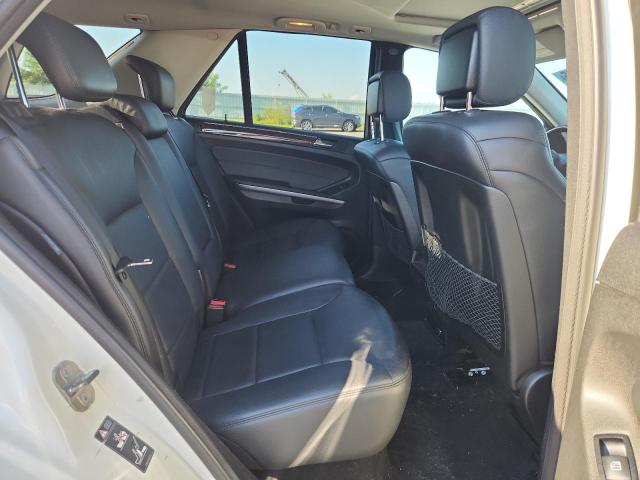 4JGBB8GB7BA633578 - 2011 MERCEDES-BENZ ML 350 4MATIC WHITE photo 10