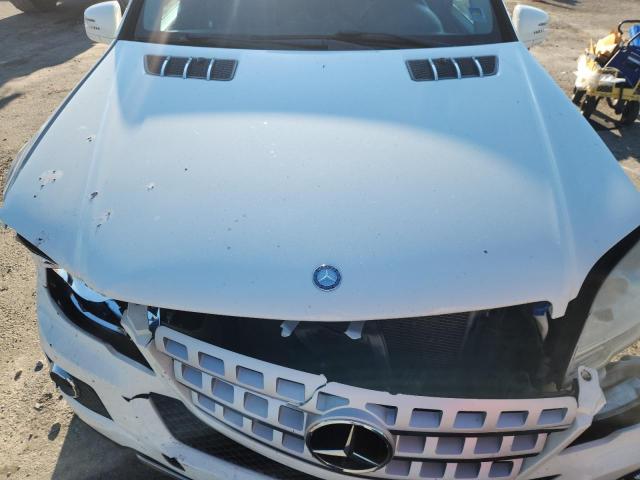 4JGBB8GB7BA633578 - 2011 MERCEDES-BENZ ML 350 4MATIC WHITE photo 11
