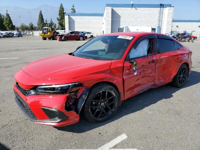 2HGFE2F57NH558247 - 2022 HONDA CIVIC SPORT 红色 照片 1