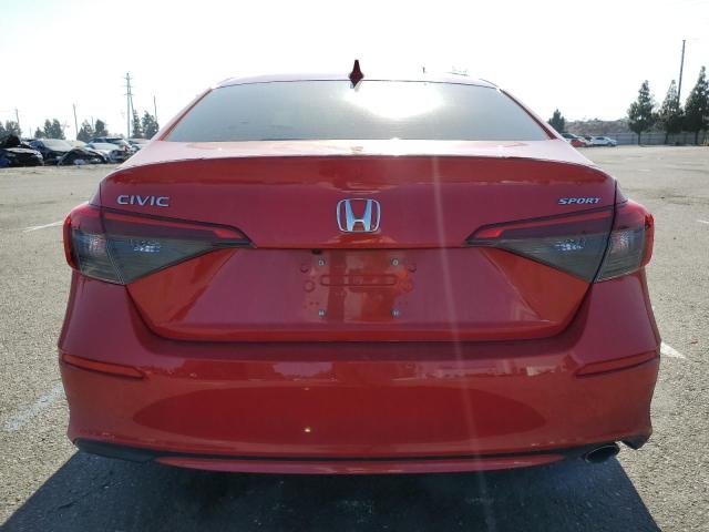 2HGFE2F57NH558247 - 2022 HONDA CIVIC SPORT 红色 照片 6
