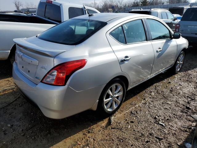 3N1CN7AP7GL890645 - 2016 NISSAN VERSA S SILVER photo 3