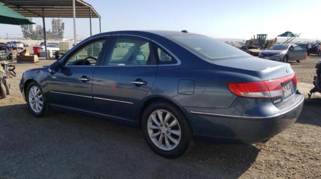 KMHFC46F88A321824 - 2008 HYUNDAI AZERA SE BLUE photo 2