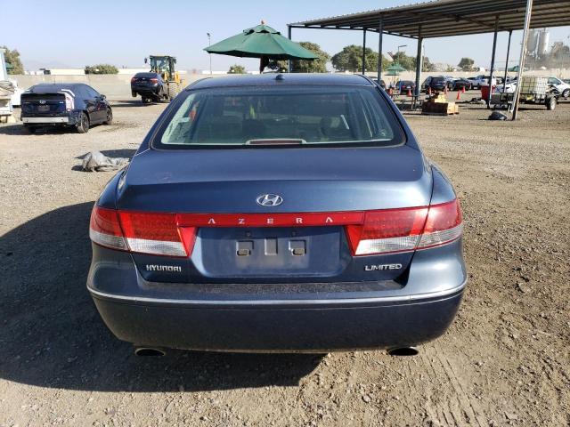 KMHFC46F88A321824 - 2008 HYUNDAI AZERA SE BLUE photo 6